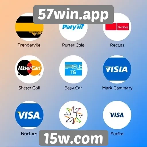 Métodos de pagamento aceitos no 57win.app